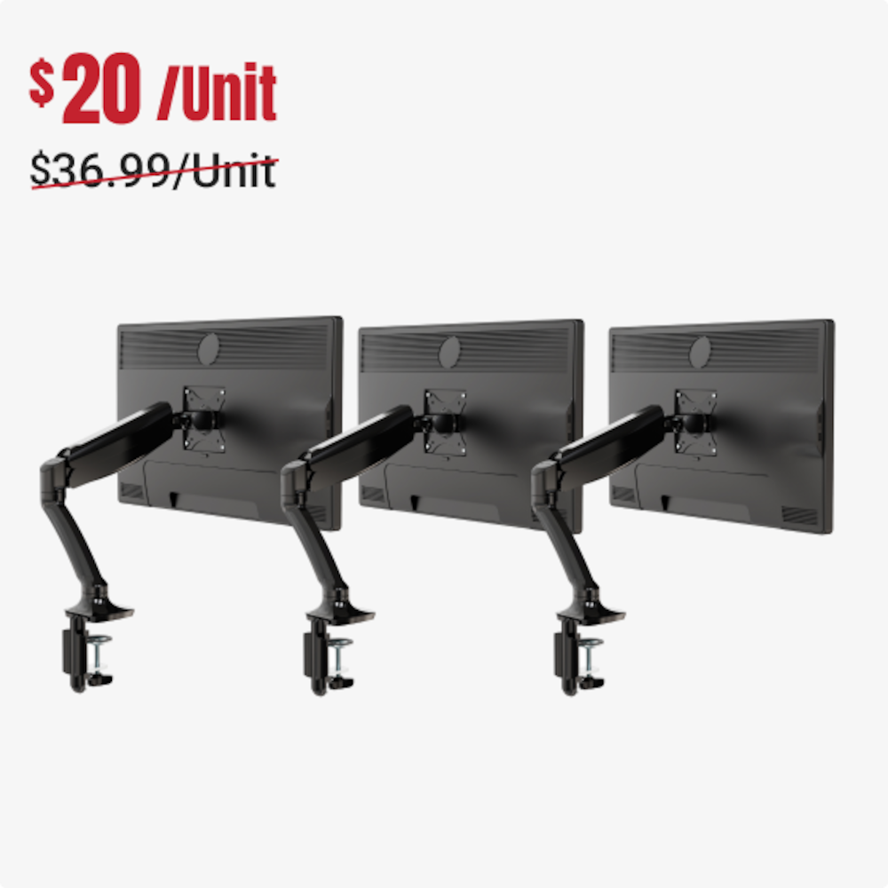 Single Monitor Stand WMA5 Support Max 30 Inch, 3.3 - 11 Lbs Screen_4Dock